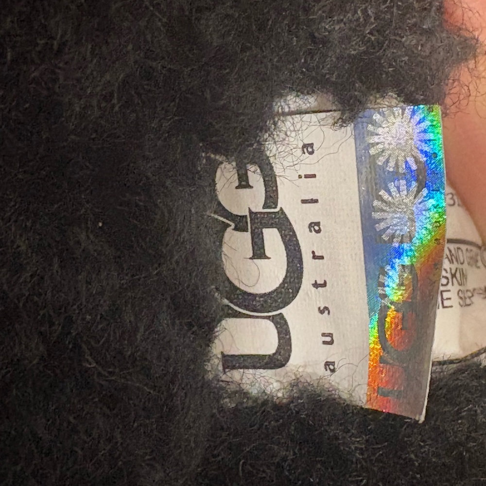 UGG Black Shearling Boots - Picture 5 of 6